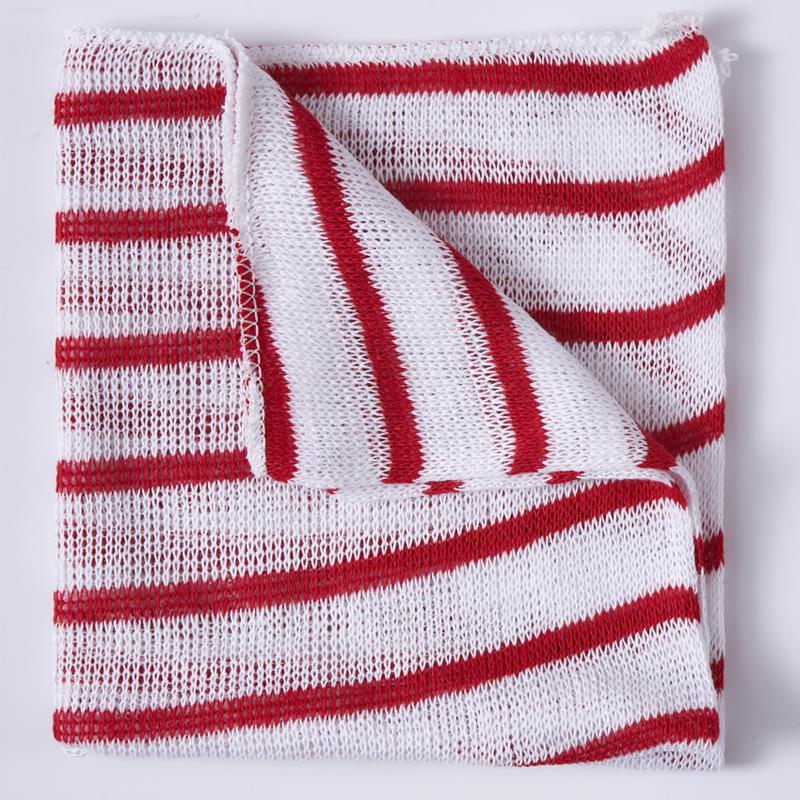 Stripy Dishcloths - Red
