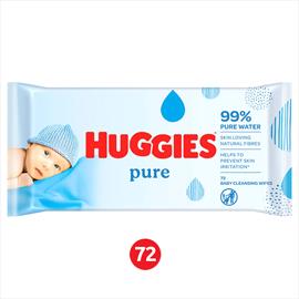 Huggies Baby Wipes Pure 10 x 72 wipes