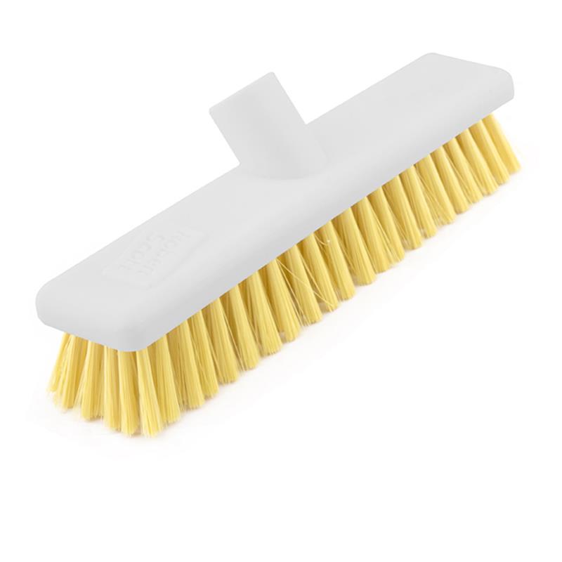 Plastic Broom Head 12" Soft Bristle Yellow